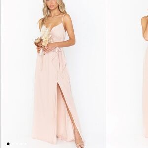 Show Me Your MuMu - Liz Maxi Dress Dusty Pink